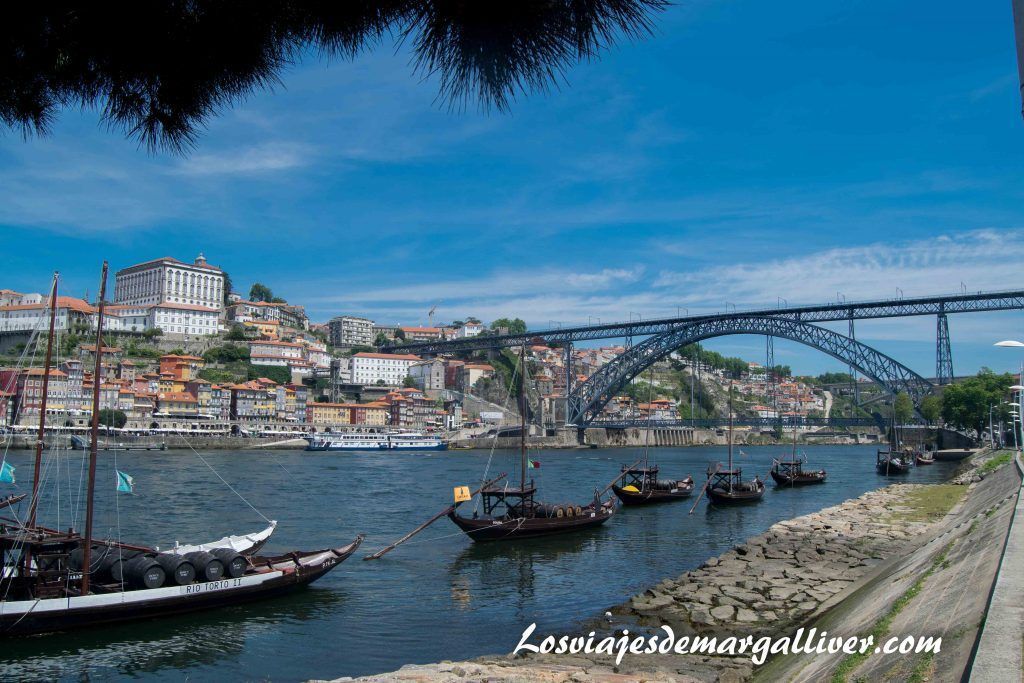 Rabelos en el río Duero en Oporto Rabelos en el río Duero en Oporto - Los viajes de Margalliver que ver en Oporto
