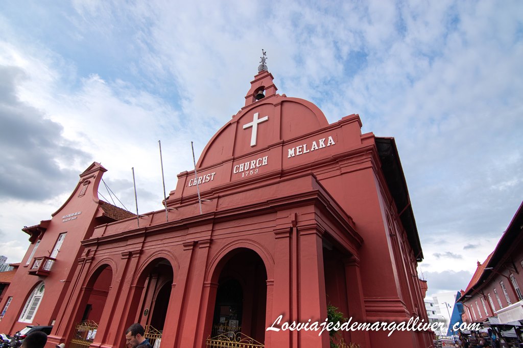 Iglesia de Cristo en Malaca, situada en la plaza roja Iglesia de Cristo en Malaca, situada en la plaza roja - Los viajes de Margalliver