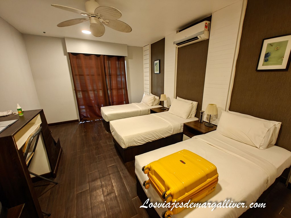 Detalle de la habitacion del Perhentian Island Resort, dónde dormir en las Islas Perhentian Detalle de la habitacion del Perhentian Island Resort, dónde dormir en las Islas Perhentian - Los viajes de Margalliver