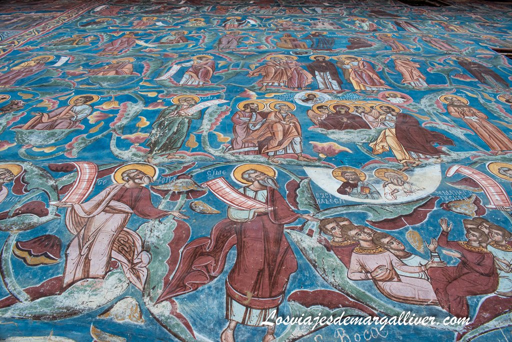 Detalle de los frescos de los monasterios de Bucovina, una joya patrimonio Mundial por la UNESCO Detalle de los frescos de los monasterios de Bucovina, una joya patrimonio Mundial por la UNESCO - Los viajes de Margalliver