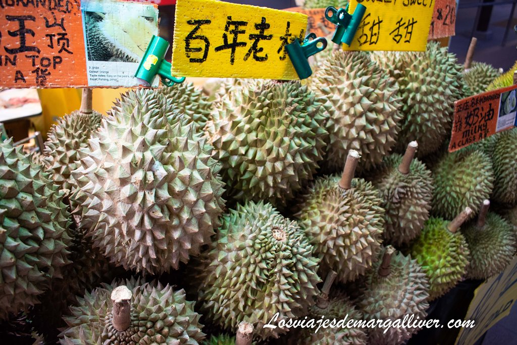 Durian, la fruta mas famosa del sudeste asiático Durian, la fruta mas famosa del sudeste asiático - Los viajes de Margalliver