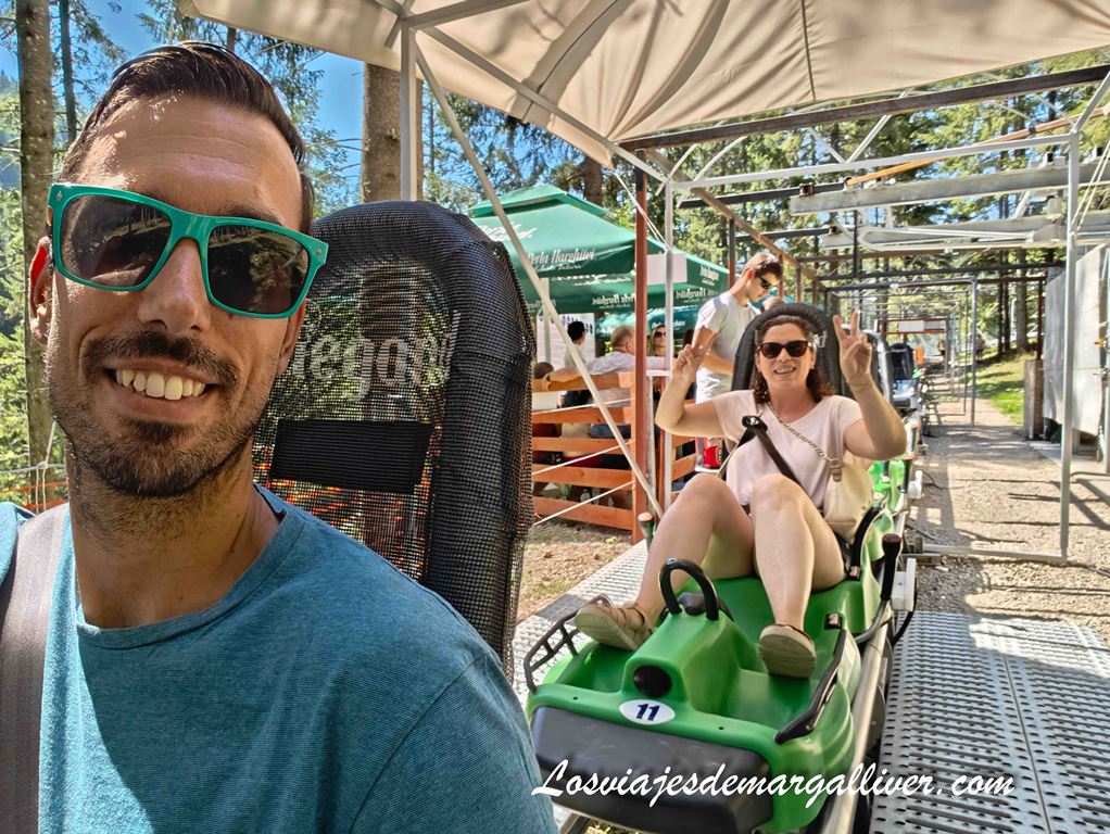 tobogán alpino de Bob lacu Rosu tobogán alpino de Bob lacu Rosu - Los viajes de Margalliver