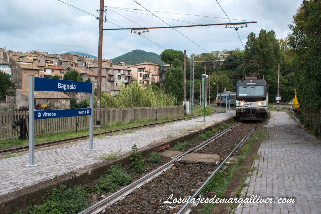 Estacion de tren de Bagnaia en Viterbo Estacion de tren de Bagnaia en Viterbo - Los viajes de Margalliver