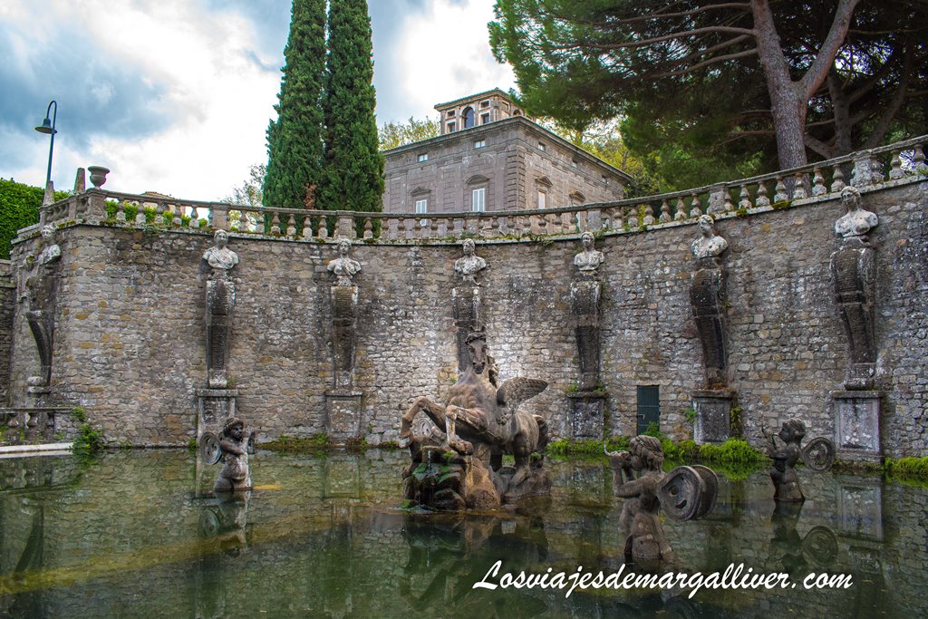 Fontana di Pegaso de Villa Lante en Bagnaia Viterbo Fontana di Pegaso de Villa Lante en Bagnaia Viterbo - Los viajes de Margalliver