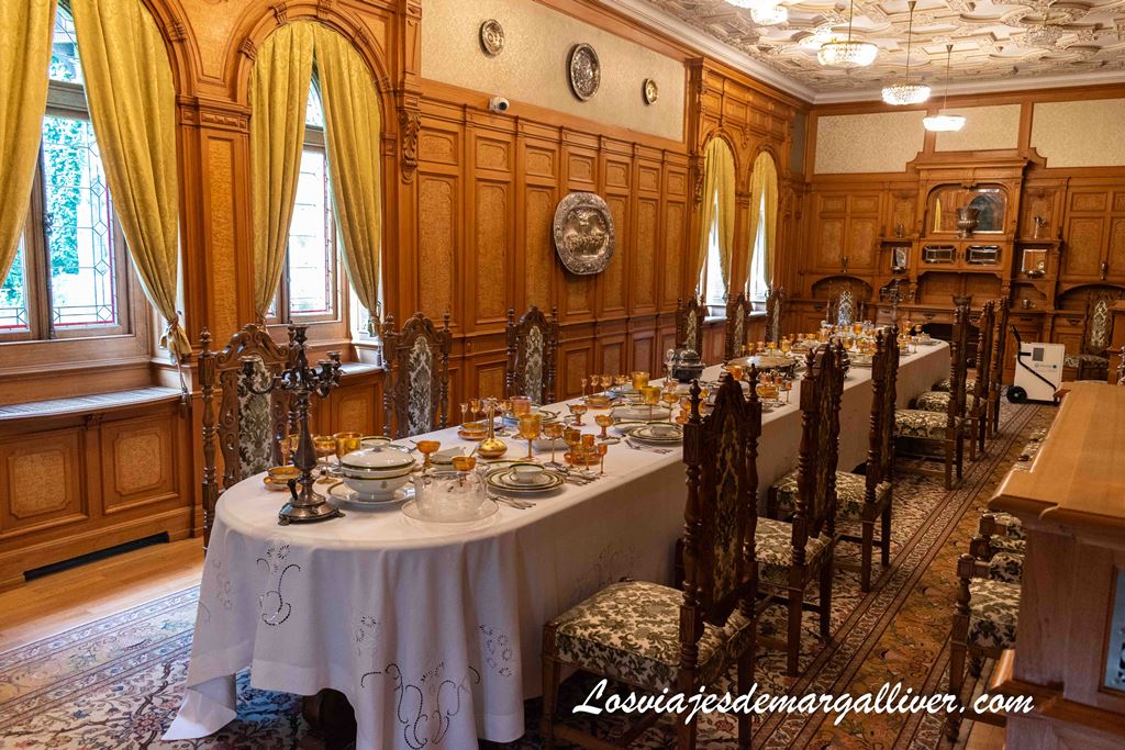 Salón del castillo de Pelisor en Rumanía Salón del castillo de Pelisor en Rumanía - Los viajes de Margalliver