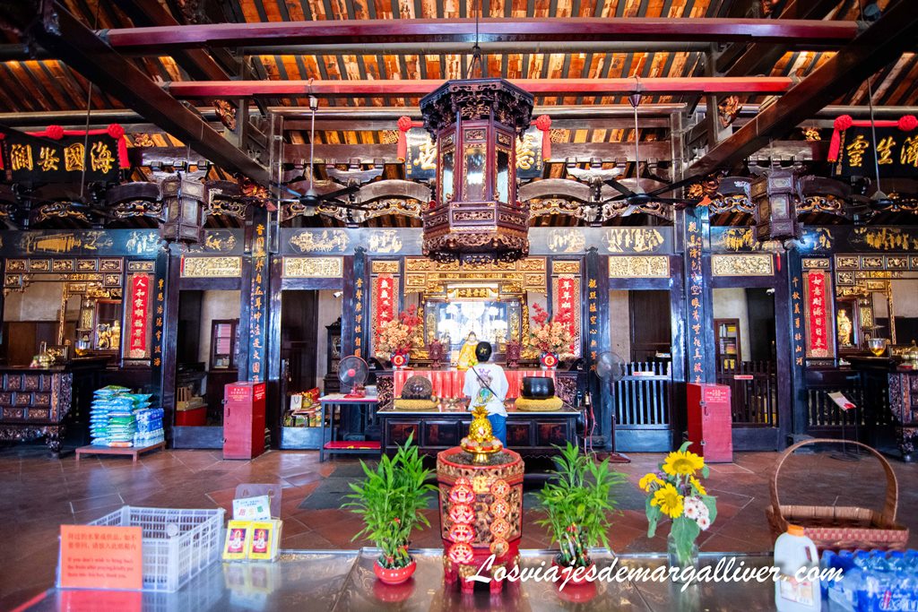 Interior del templo Cheng Hoon Teng en Malaca Interior del templo Cheng Hoon Teng en Malaca - Los viajes de Margalliver