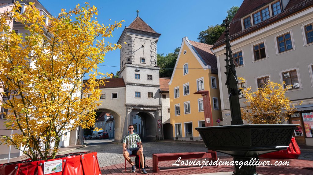Kike en Landsberg am Lech en plena Ruta Romantica de Alemania Kike en Landsberg am Lech en plena Ruta Romantica de Alemania - Los viajes de Margalliver