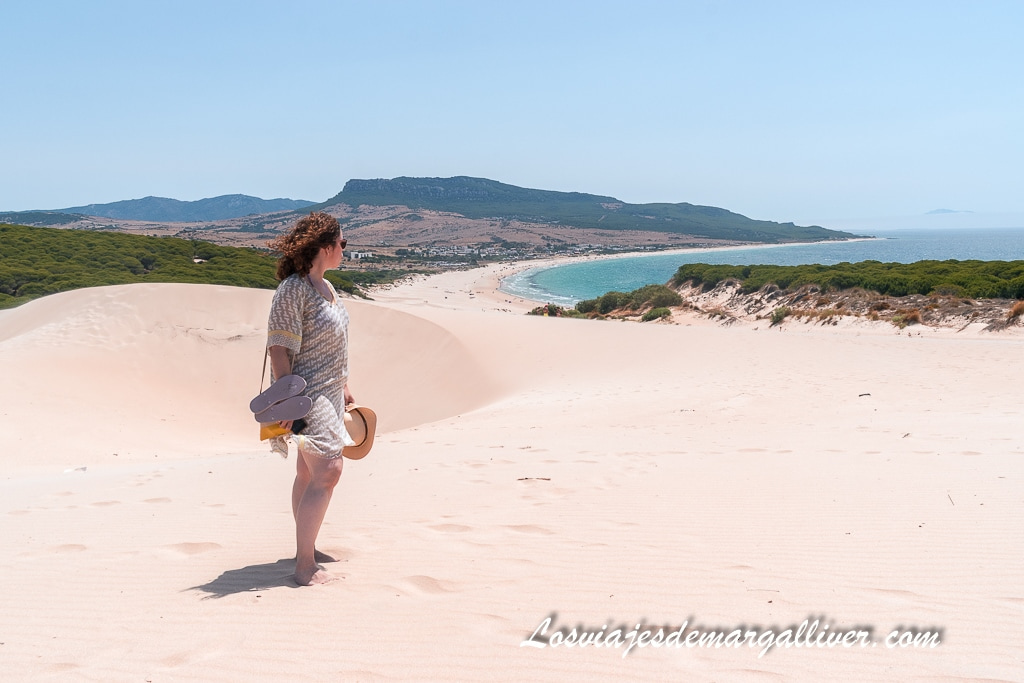 Margalliver en la Duna de Bolonia en Tarifa Margalliver en la Duna de Bolonia en Tarifa - Los viajes de Margalliver