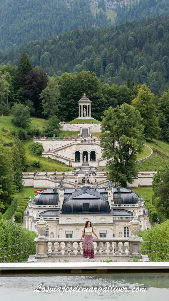 Margalliver en el Palacio de Linderhof en Baviera, Alemania - Los viajes de Margalliver