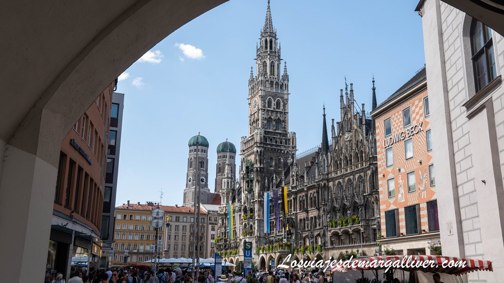 Marienplatz, la plaza mas famosa de Munich Marienplatz, la plaza mas famosa de Munich - Los viajes de Margalliver