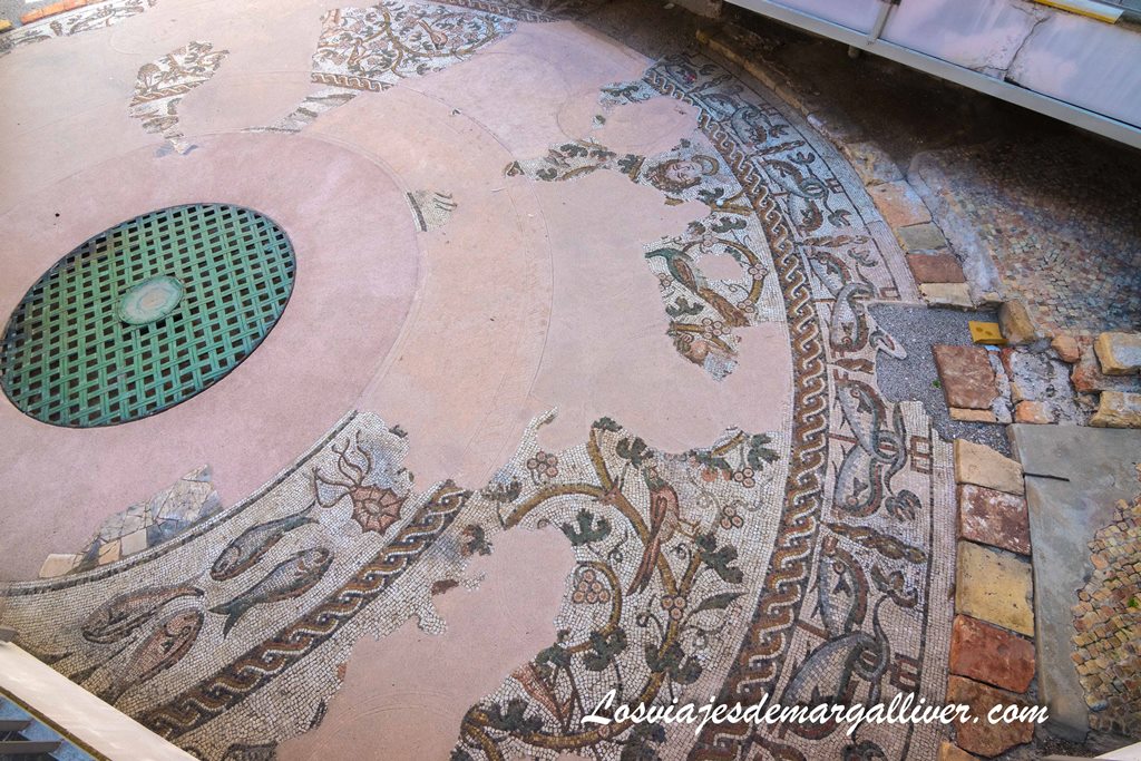 restos del mosaico paleocristiano de Treviso restos del mosaico paleocristiano de Treviso - Los viajes de Margalliver