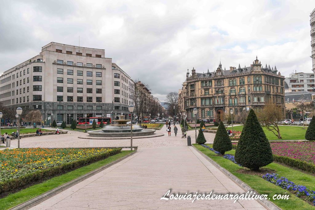 Plaza Moyua en Bilbao Plaza Moyua en Bilbao - Los viajes de Margalliver