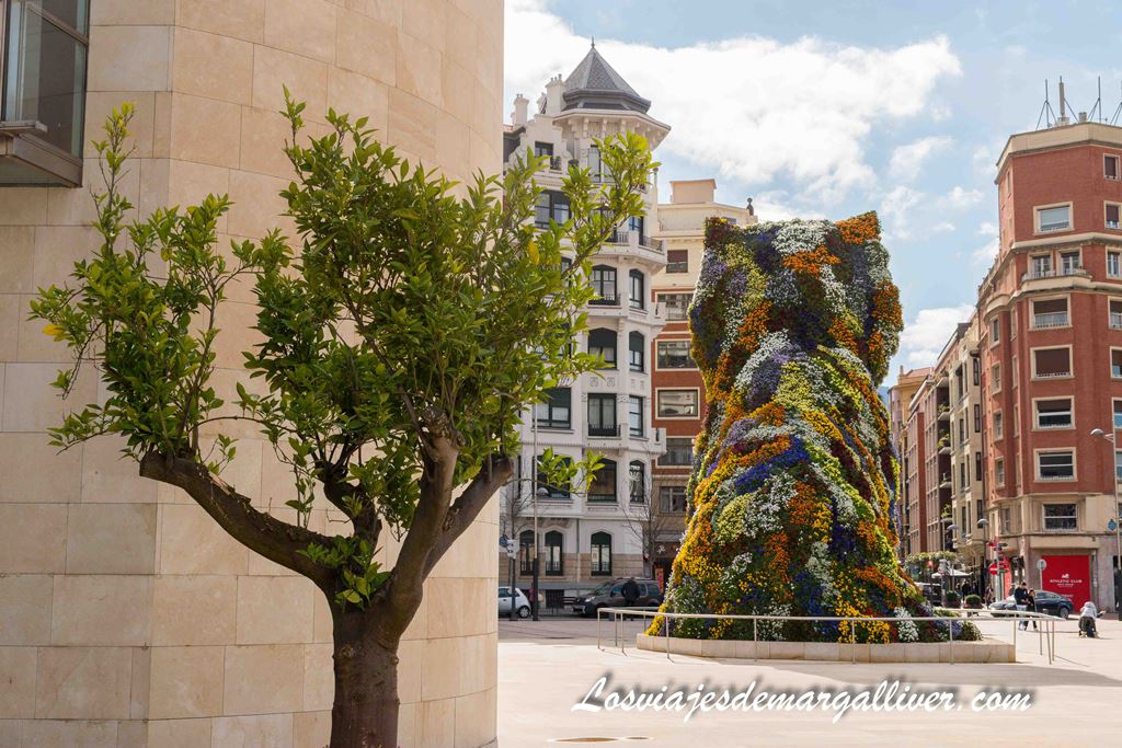 Puppy, el guardian del Guggenheim en Bilbao Puppy, el guardian del Guggenheim en Bilbao - Los viajes de Margalliver