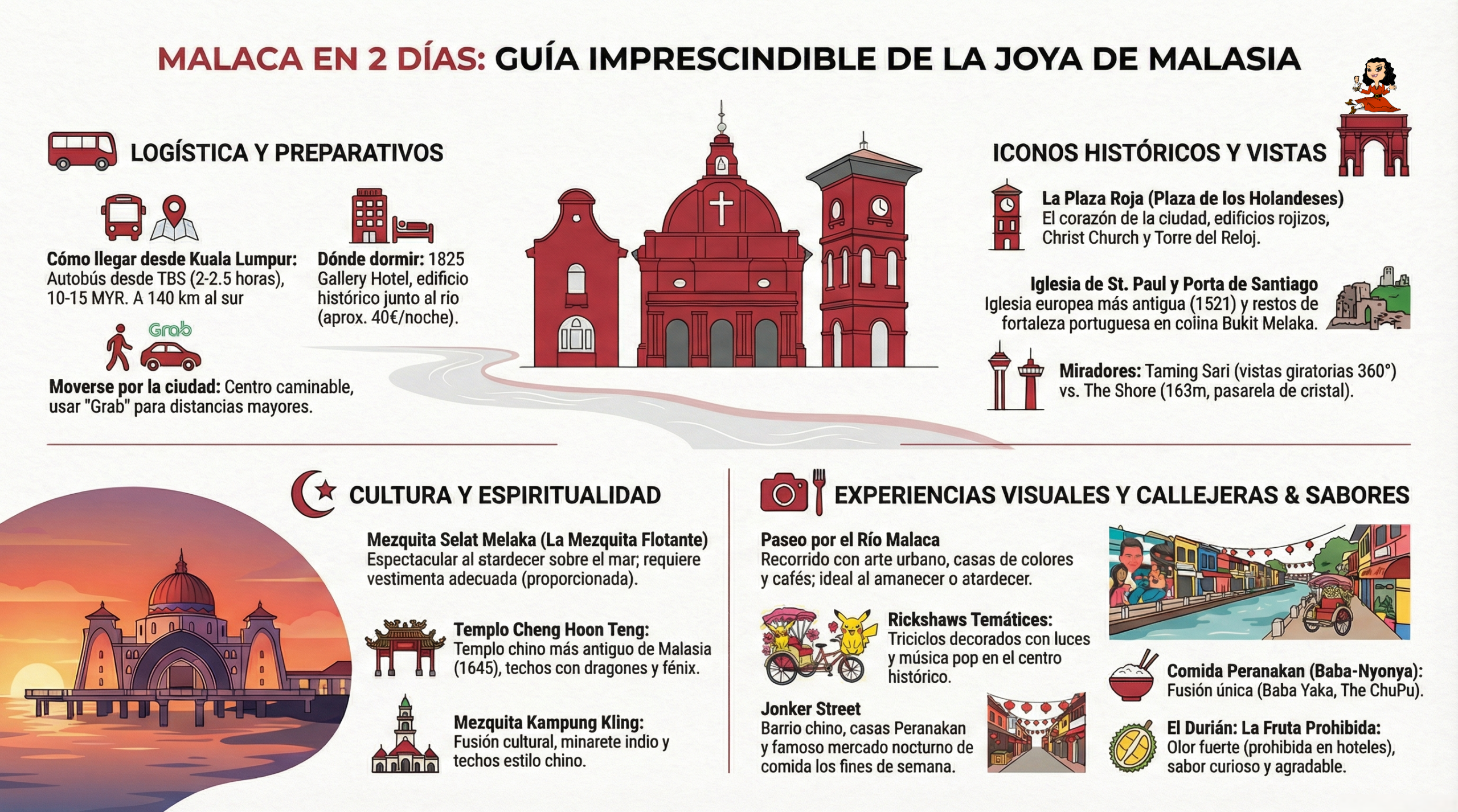 Guía imprescindible de Malaca en Malasia Guía imprescindible de Malaca en Malasia - Los viajes de Margalliver