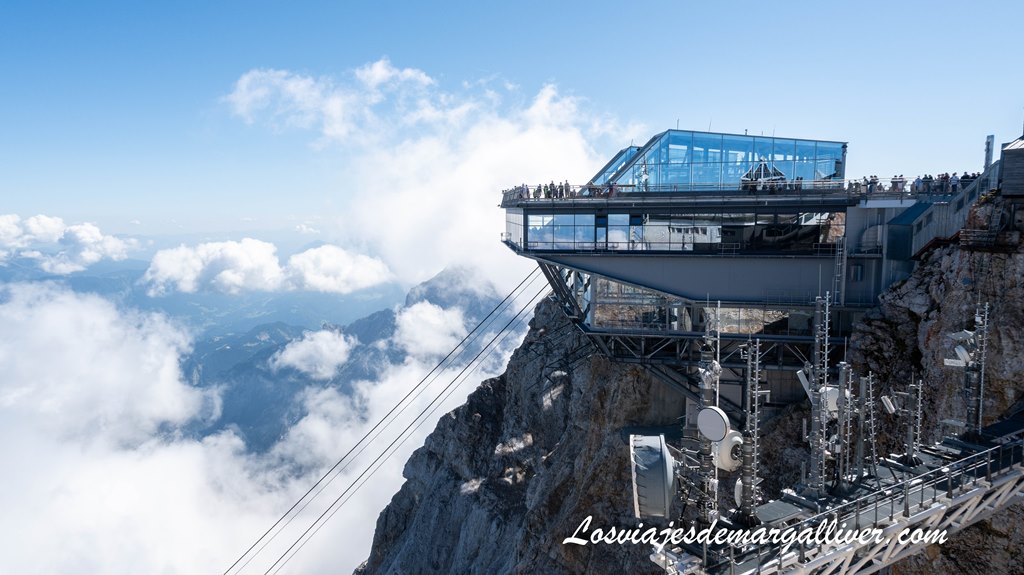 Vistas desde el Zugspitze en Alemania Vistas desde el Zugspitze en Alemania - Los viajes de Margalliver