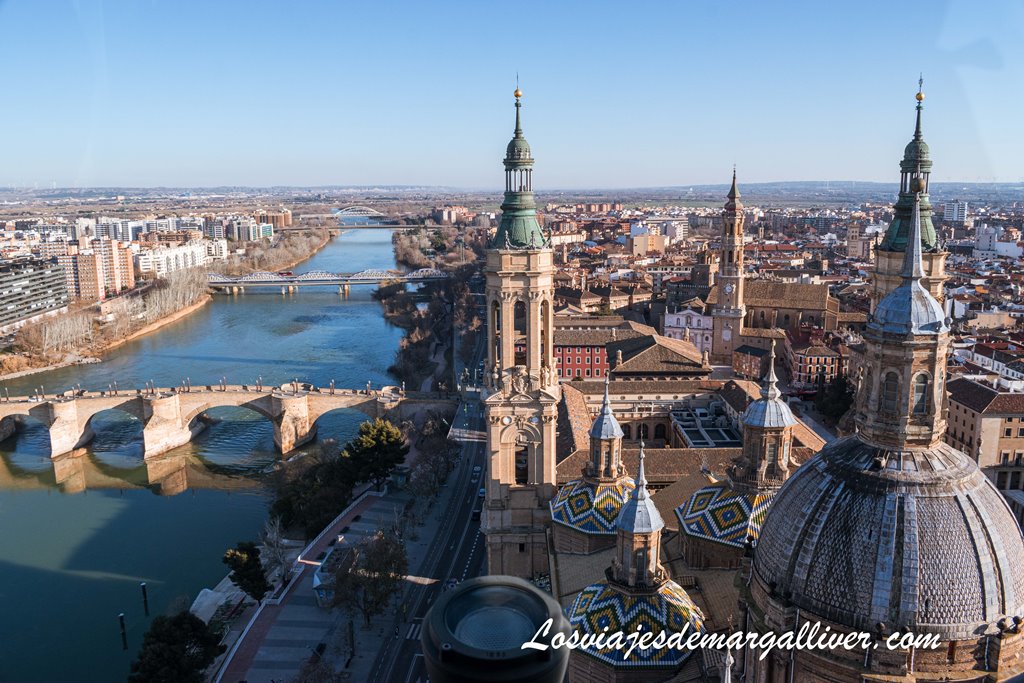 Vistas desde la Torre Mirador del Pilar Vistas desde la Torre Mirador del Pilar - Los viajes de Margalliver