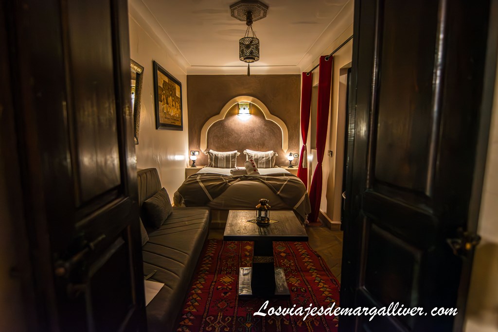 Habitación Morgana del riad Mboja en Marrakech Habitación Morgana del riad Mboja en Marrakech - Los viajes de Margalliver